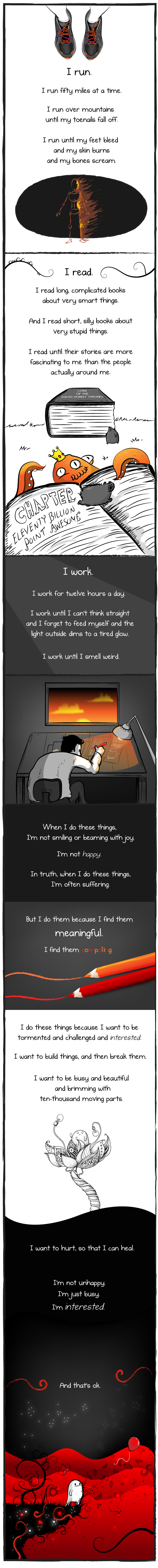 perfectly unhappy